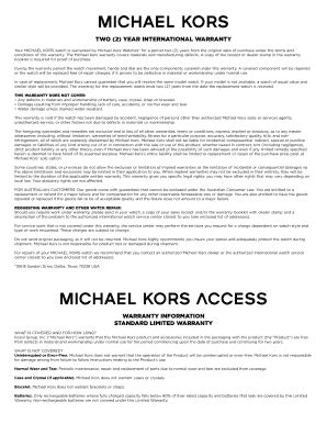 michael kors warranty check|Michael Kors complaint department.